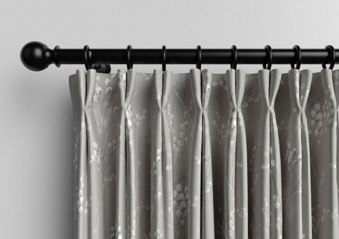 Laura Ashley Pussy Willow, Steel - Made to Measure Curtains - Image 10